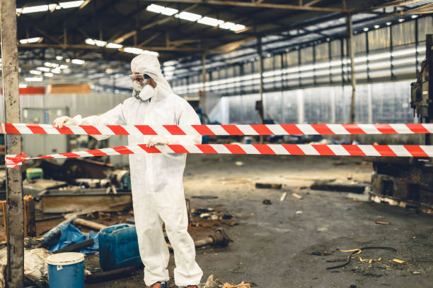 Professional Trauma Scene Cleanup technician working in Gerald, MO